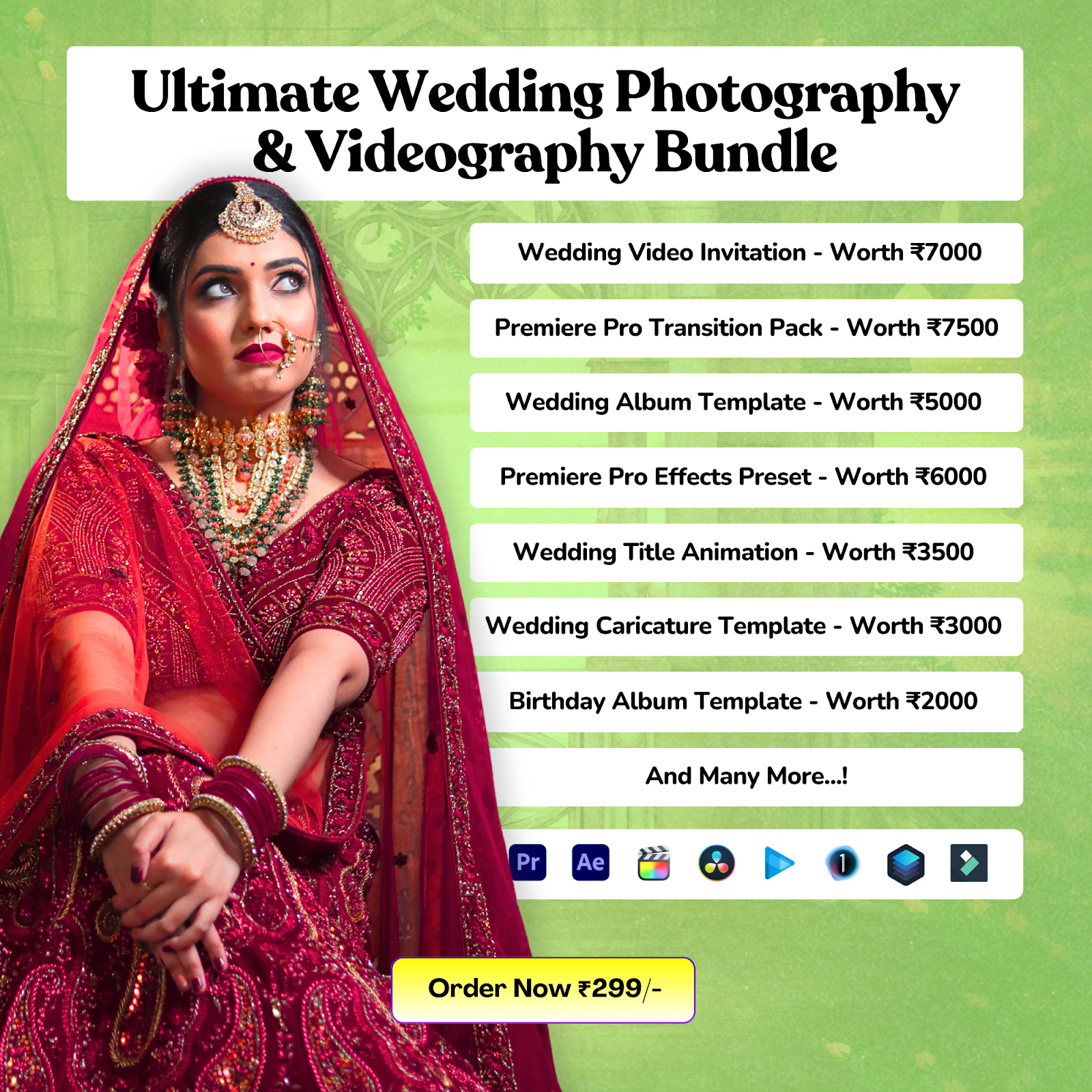 Wedding bundle contents